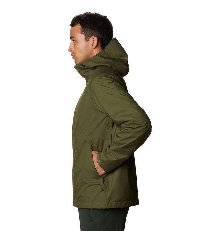 Men's Granite Glade Jacket, Color: Dark Army, image 3