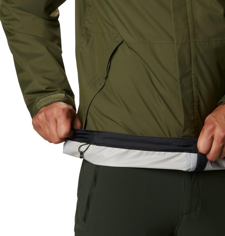 Men's Granite Glade Jacket, Color: Dark Army, image 6