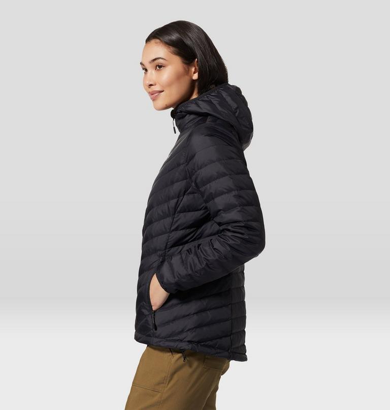 Manteau à capuchon matelassé Glen Alpine Femme, Color: Black, image 3