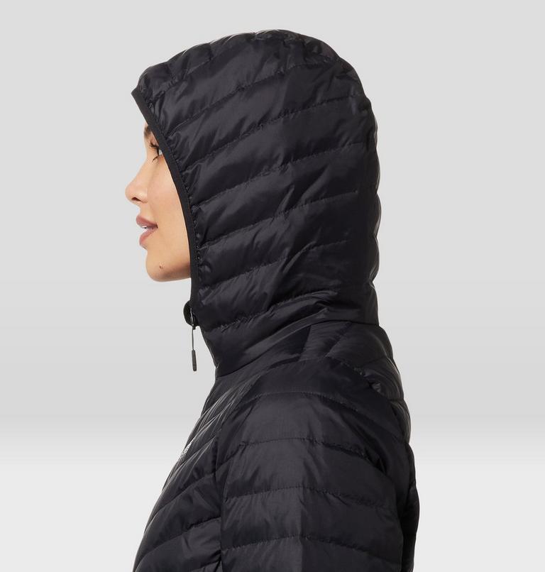 Manteau à capuchon matelassé Glen Alpine Femme, Color: Black, image 5