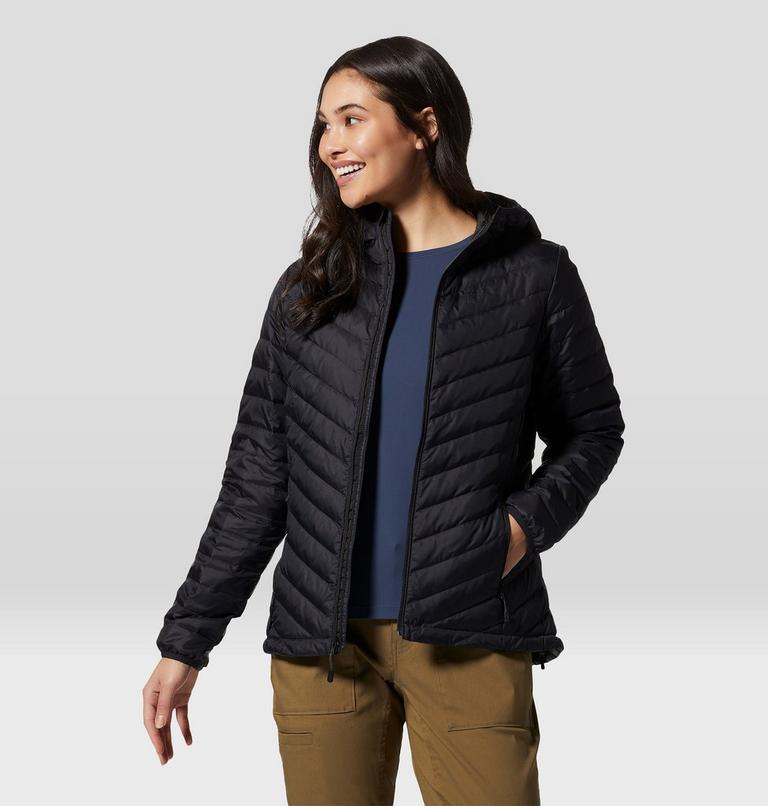 Manteau à capuchon matelassé Glen Alpine Femme, Color: Black, image 9