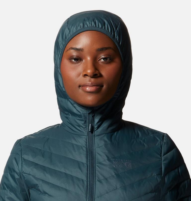 Manteau &agrave; capuchon matelass&eacute; Glen Alpine Femme, Color: Blue Spruce, image 4