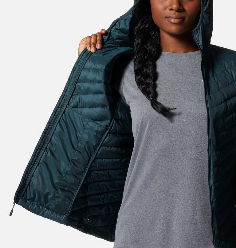 Manteau &agrave; capuchon matelass&eacute; Glen Alpine Femme, Color: Blue Spruce, image 7