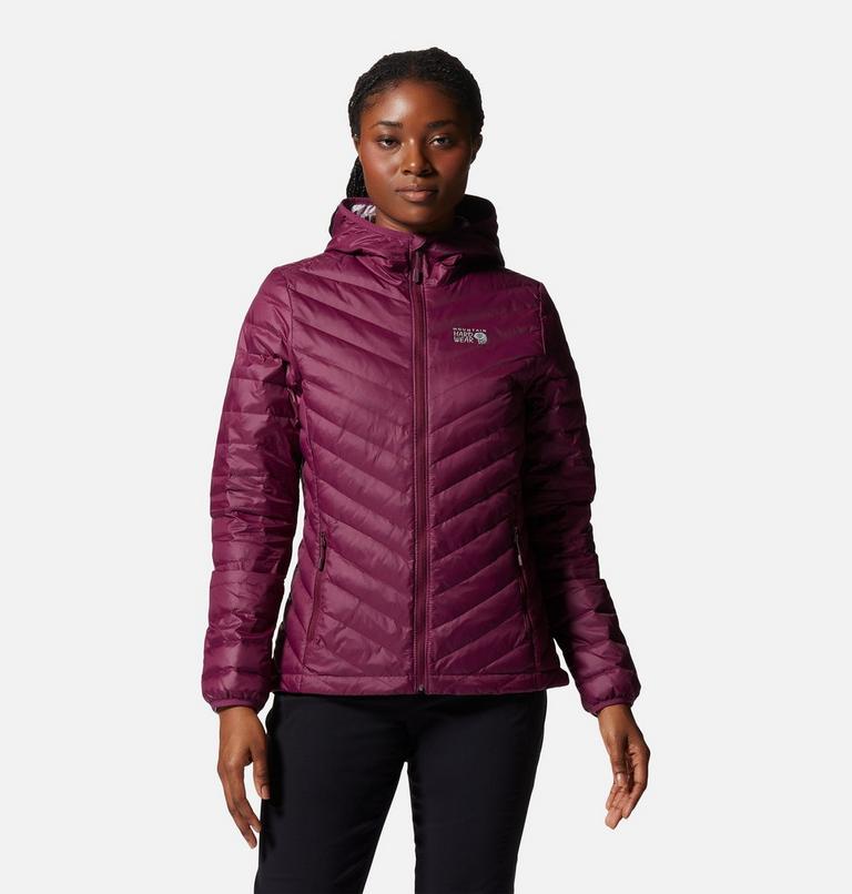 Manteau &agrave; capuchon matelass&eacute; Glen Alpine Femme, Color: Marionberry, image 1