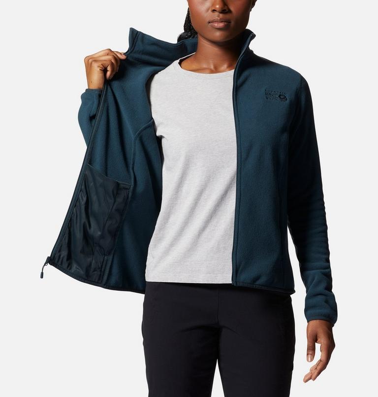 Women's Wintun Fleece Jacket, Color: Blue Spruce, image 5