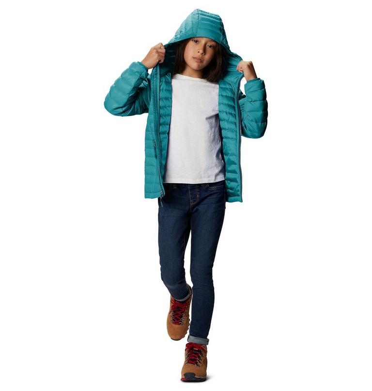 Manteau à capuchon matelassé Glen Alpine Enfant, Color: Vivid Teal, image 5