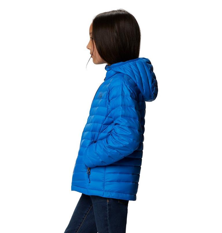 Glen Alpine Youth Down Hoody | 438 | XS, Color: Altitude Blue, image 3