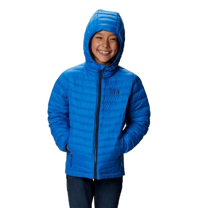 Glen Alpine Youth Down Hoody | 438 | XS, Color: Altitude Blue, image 6