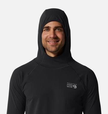 Men's Mountain Stretch Hoody, Color: Black, image 4