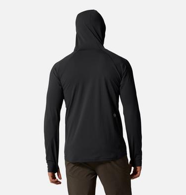 Men's Mountain Stretch Hoody, Color: Black, image 2