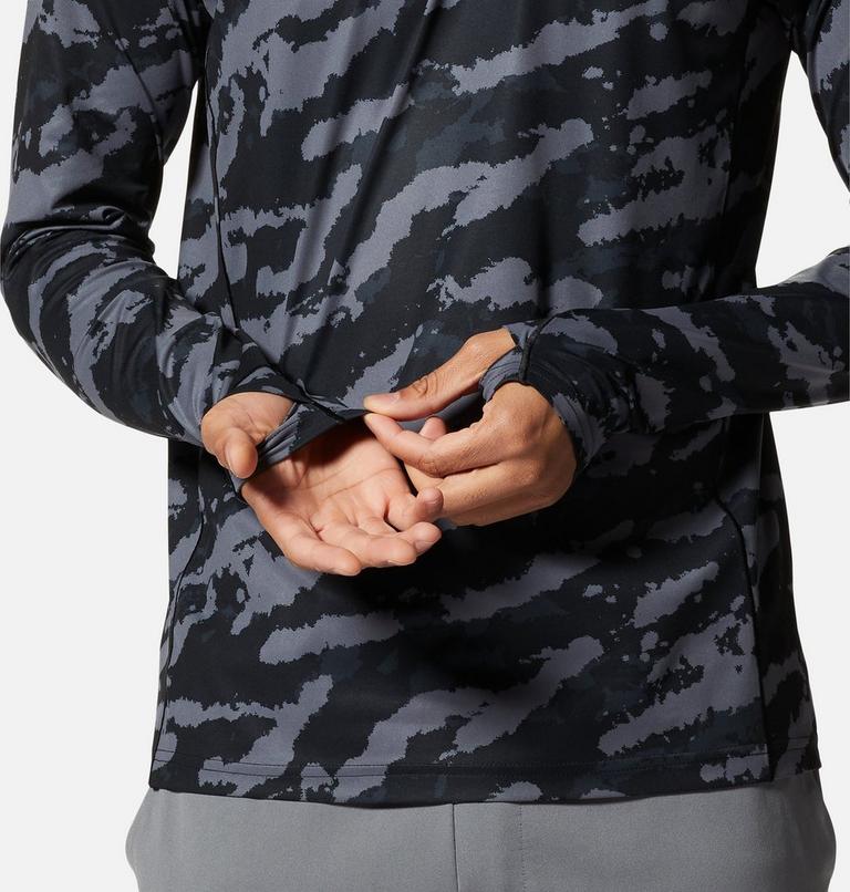 Men's Mountain Stretch Hoody, Color: Black Paintstrokes Print, image 5