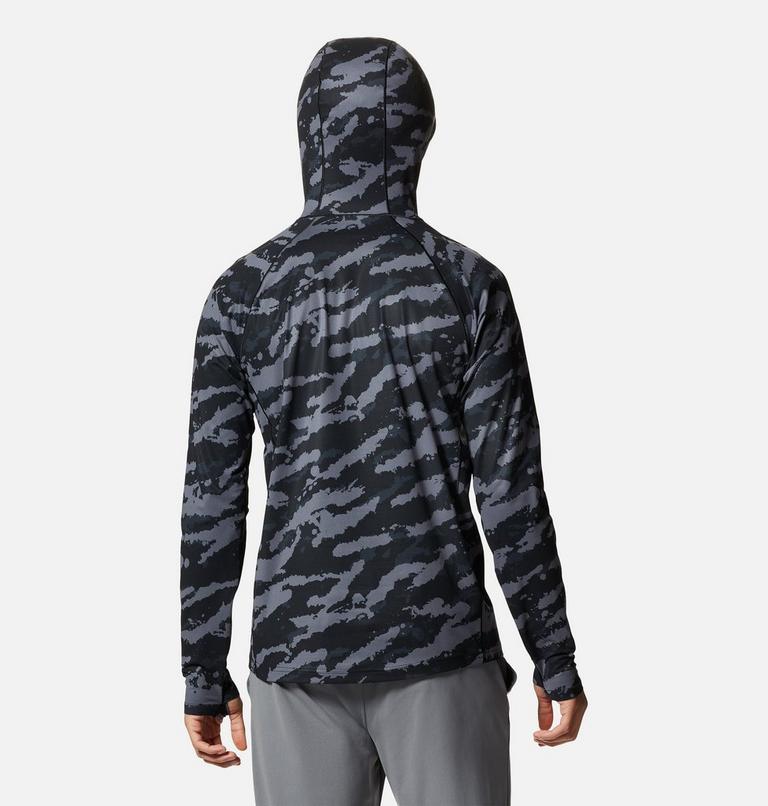 Men's Mountain Stretch Hoody, Color: Black Paintstrokes Print, image 2