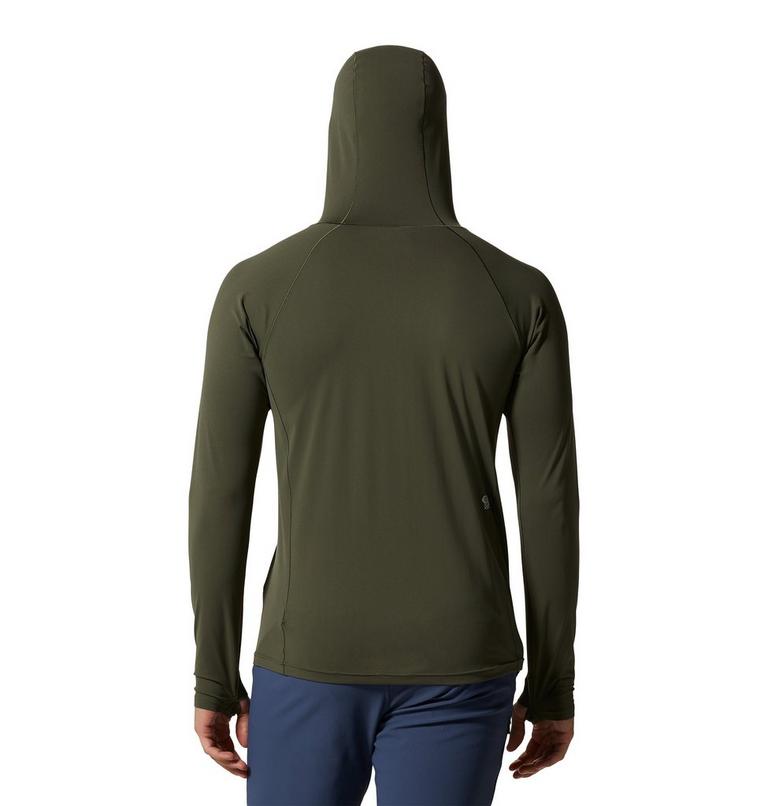 Chandail à capuchon Mountain Stretch Homme, Color: Surplus Green, image 2