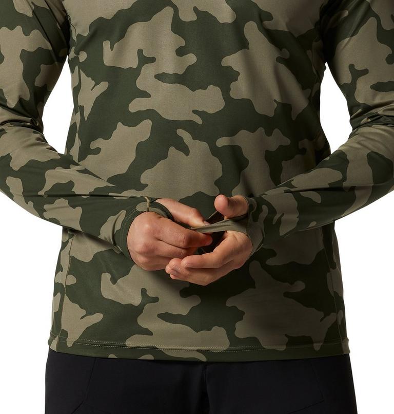 Chandail à capuchon Mountain Stretch Homme, Color: Stone Green Lands Camo, image 5