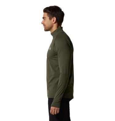 Men's Mountain Stretch 1/2 Zip, Color: Surplus Green, image 7