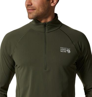 Men's Mountain Stretch 1/2 Zip, Color: Surplus Green, image 8