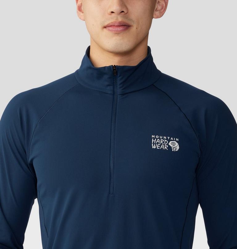 Men's Mountain Stretch 1/2 Zip, Color: Hardwear Navy, image 4