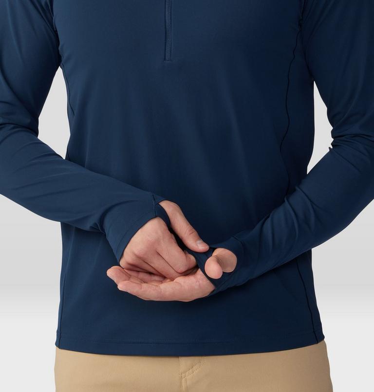 Men's Mountain Stretch 1/2 Zip, Color: Hardwear Navy, image 5