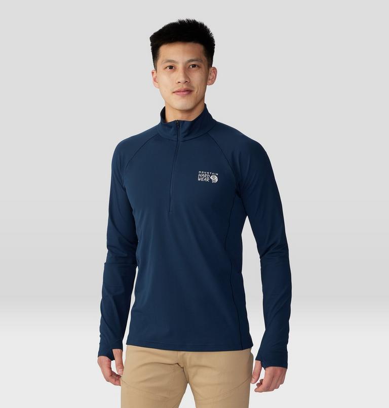 Men's Mountain Stretch 1/2 Zip, Color: Hardwear Navy, image 1