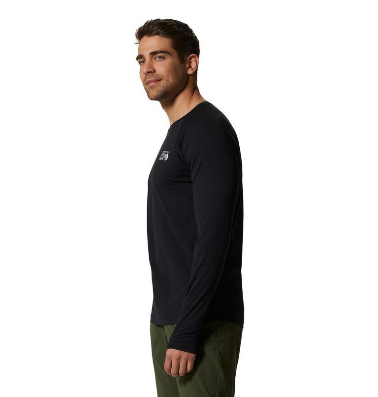 Men's Mountain Stretch Long Sleeve, Color: Black, image 3
