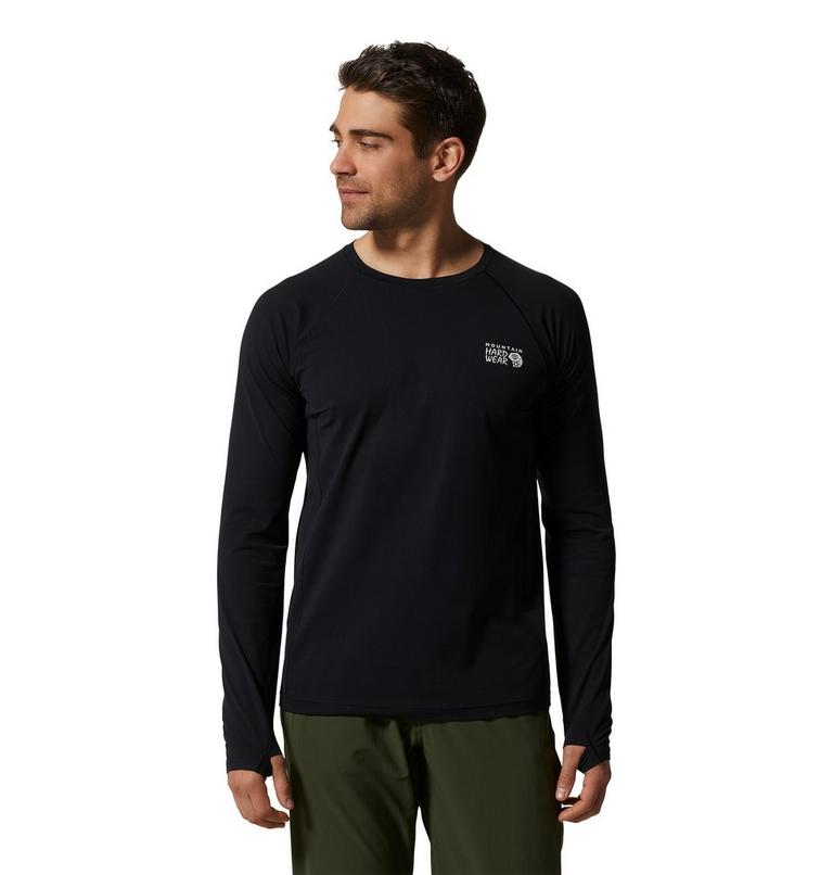 Men's Mountain Stretch Long Sleeve, Color: Black, image 1