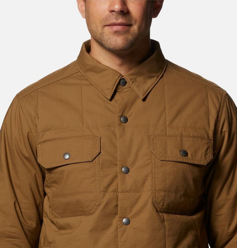 Men's J Tree Insulated Shacket, Color: Corozo Nut, image 4
