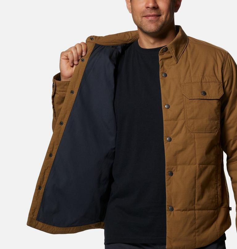 Men's J Tree Insulated Shacket, Color: Corozo Nut, image 5