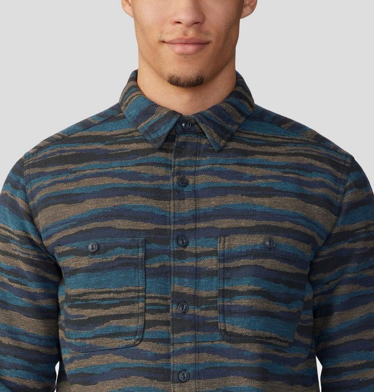 Chemise à manches longues en flanelle Granite Peak Homme, Color: Caspian Landscape Print, image 4