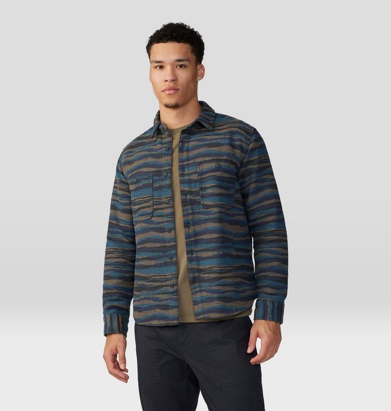 Chemise à manches longues en flanelle Granite Peak Homme, Color: Caspian Landscape Print, image 5