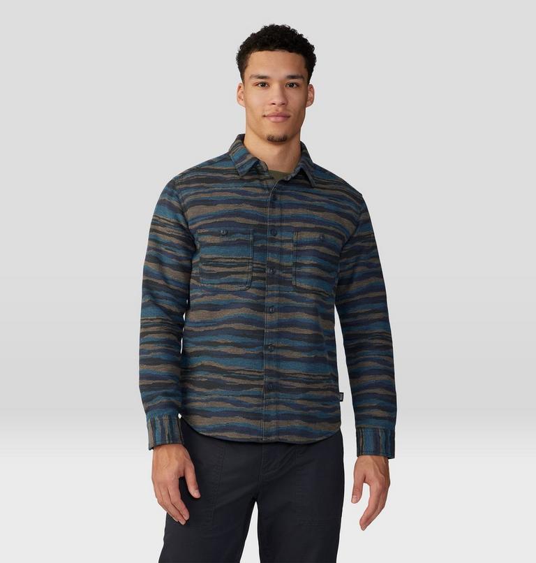 Chemise à manches longues en flanelle Granite Peak Homme, Color: Caspian Landscape Print, image 1