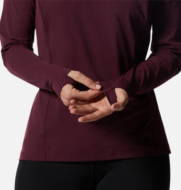Chandail à capuchon Mountain Stretch Femme, Color: Cocoa Red, image 5