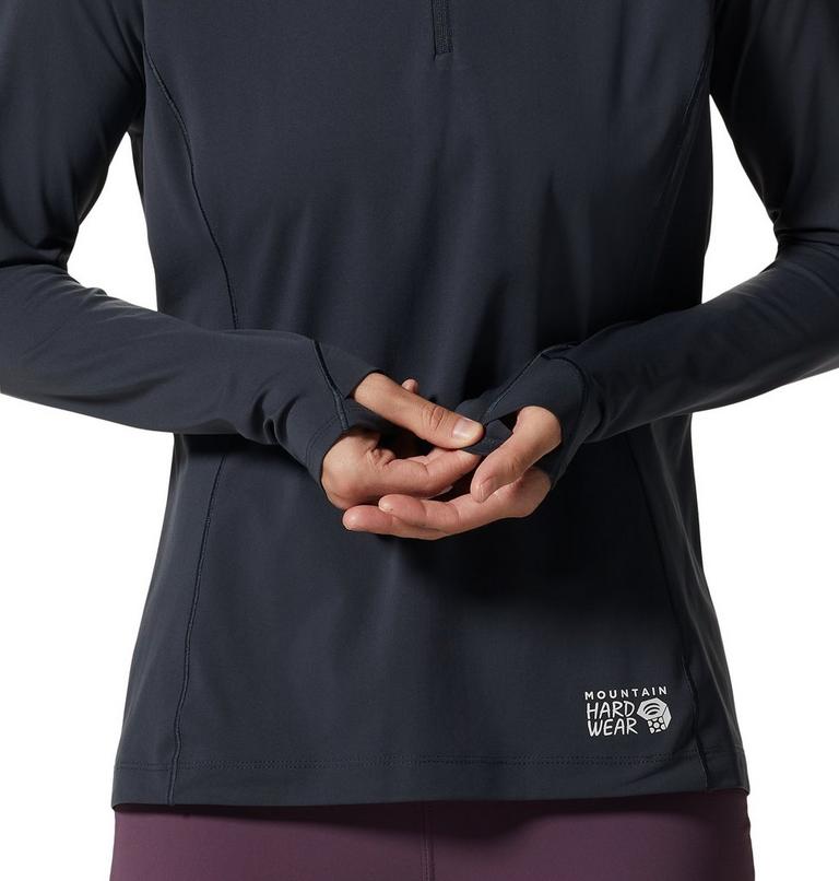 Haut avec demi-fermeture éclair Mountain Stretch Femme, Color: Black, image 5
