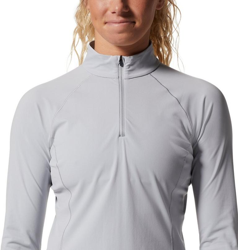Haut avec demi-fermeture éclair Mountain Stretch Femme, Color: Glacial, image 4