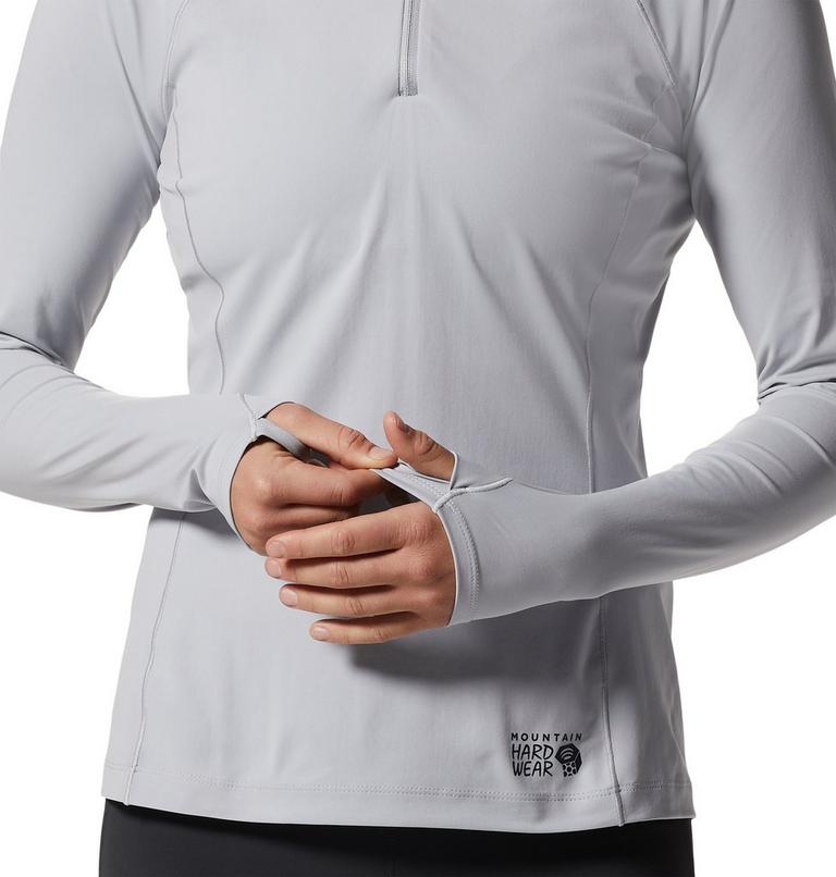 Haut avec demi-fermeture éclair Mountain Stretch Femme, Color: Glacial, image 5