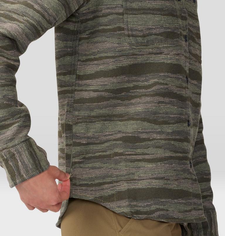 Chemise à manches longues en flanelle Granite Peak Femme, Color: Stone Green Landscape Jacquard, image 5