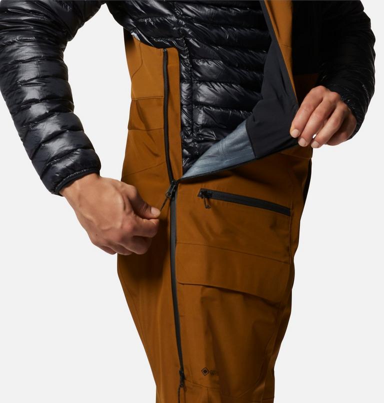 Men's Boundary Ridge GORE-TEX Bib, Color: Golden Brown, image 7