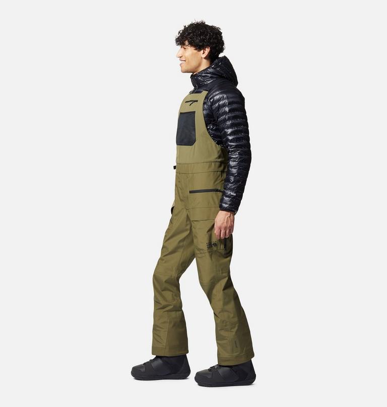 Men's Boundary Ridge GORE-TEX Bib, Color: Combat Green, image 3