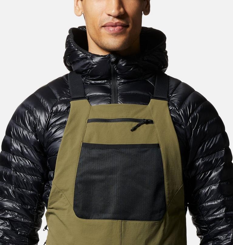 Men's Boundary Ridge GORE-TEX Bib, Color: Combat Green, image 4