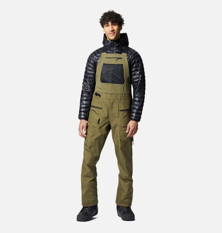 Men's Boundary Ridge GORE-TEX Bib, Color: Combat Green, image 1