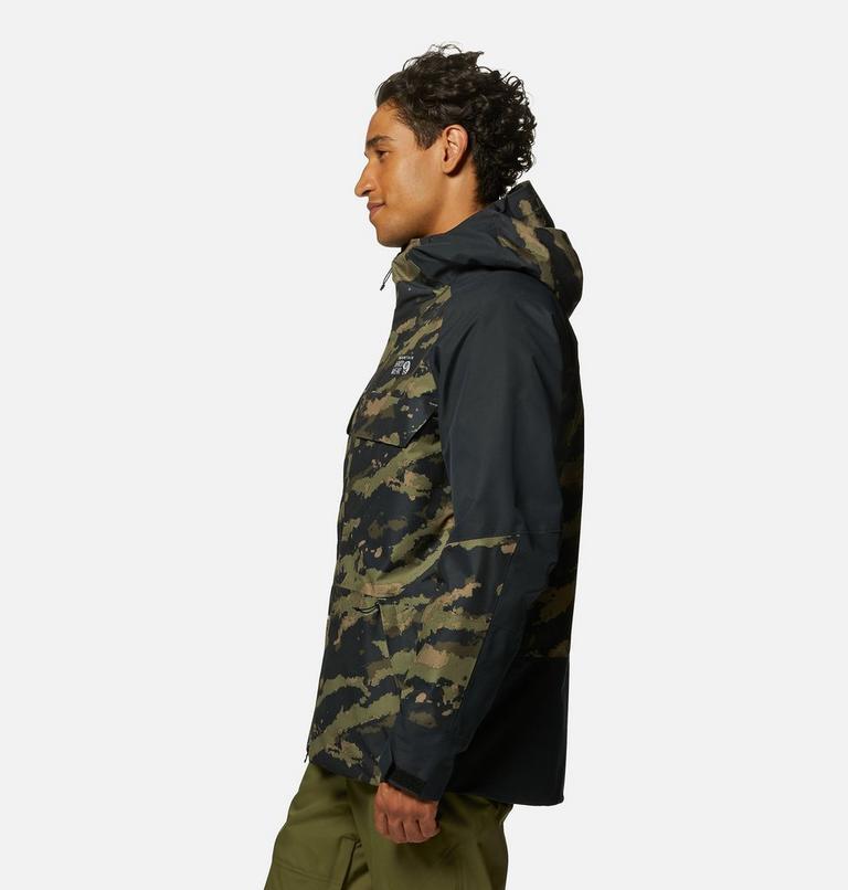 Manteau isol&eacute; Cloud Bank Gore-Tex&reg; LT Homme, Color: Light Army Brushstrokes Print, image 3