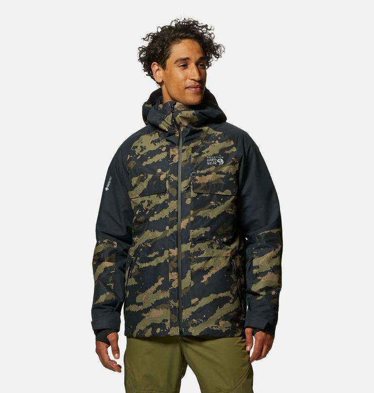 Manteau isol&eacute; Cloud Bank Gore-Tex&reg; LT Homme, Color: Light Army Brushstrokes Print, image 1