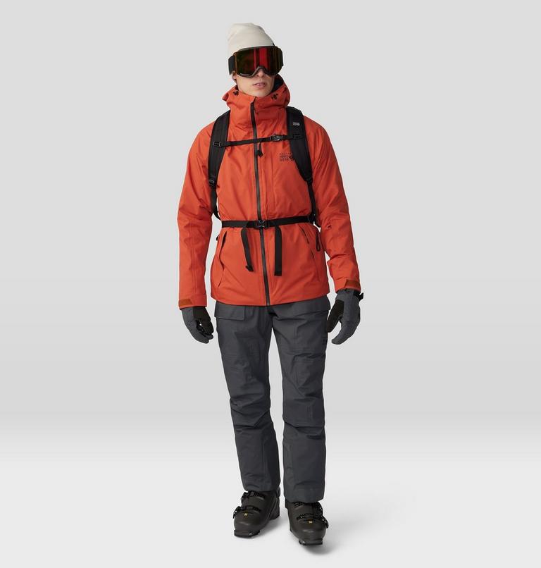 Men's Firefall Bib, Color: Volcanic, image 9