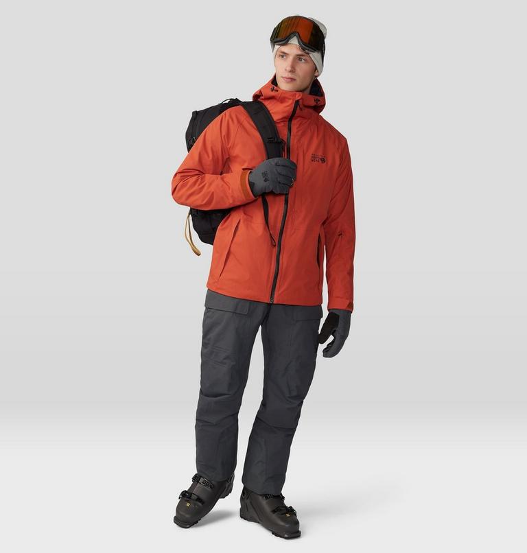 Men's Firefall Bib, Color: Volcanic, image 10