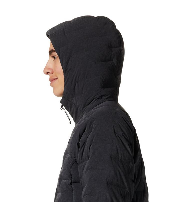 Men's Stretchdown Hoody, Color: Dark Storm Heather, image 5