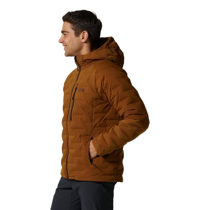 Men's Stretchdown Hoody, Color: Golden Brown, image 3