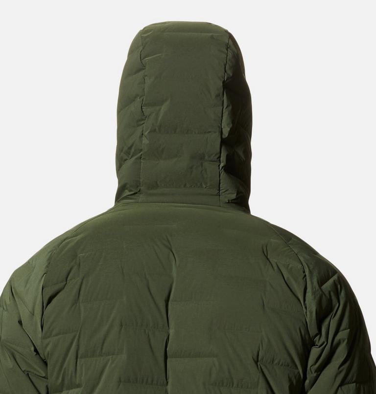 Men's Stretchdown Hoody, Color: Surplus Green, image 6