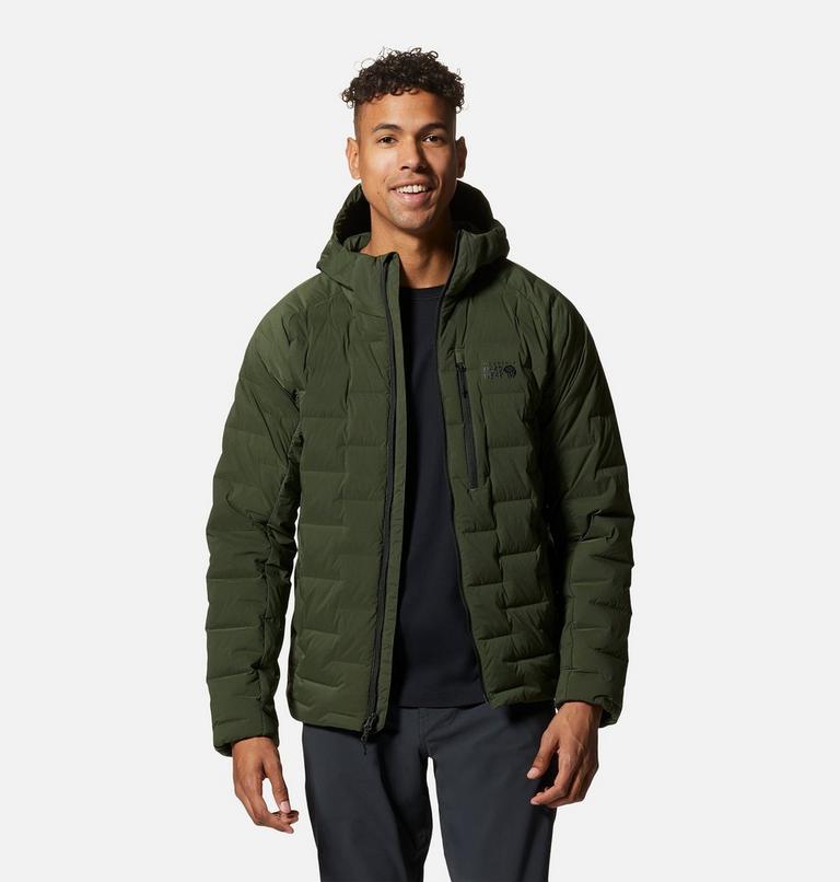 Men's Stretchdown Hoody, Color: Surplus Green, image 9