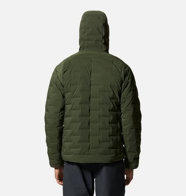 Manteau à capuchon Stretchdown Homme, Color: Surplus Green, image 2