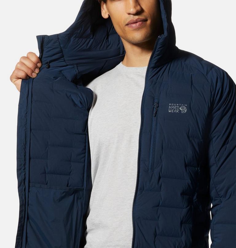 Men's Stretchdown Hoody, Color: Hardwear Navy, image 7