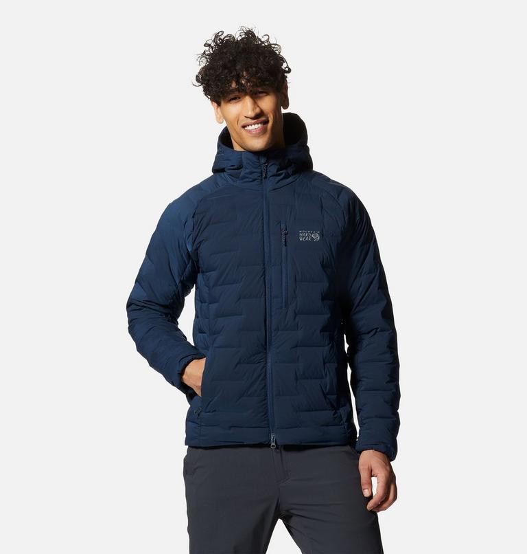 Men's Stretchdown Hoody, Color: Hardwear Navy, image 1